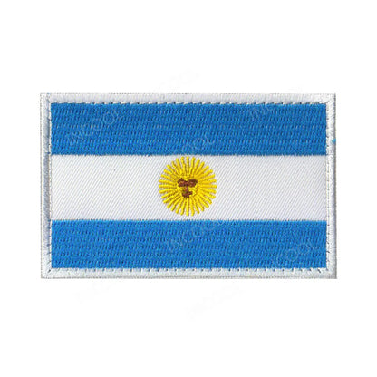 Patch Drapeaux Brodés Amérique et Caraïbes – 8×5 cm avec Velcro - BLACKBEARD OUTDOOR INDUSTRIES