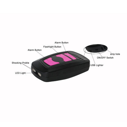 Creative Key Shaped Dual Arc Charging Lighter For Illumination Compact and Portable Electronic Pulse Plasma USB Lighter BLACKBEARD OUTDOOR INDUSTRIES