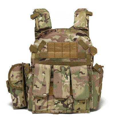 Gilet Porte-Plat en Nylon 600D Camouflage – Gilet de Protection Multifonction pour Chasse et Activités Outdoor - BLACKBEARD OUTDOOR INDUSTRIES