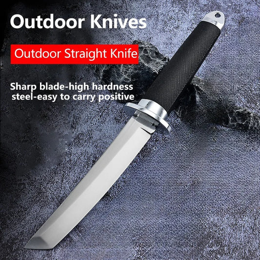 Couteau droit intégré style japonais Sanmei - BLACKBEARD OUTDOOR INDUSTRIES