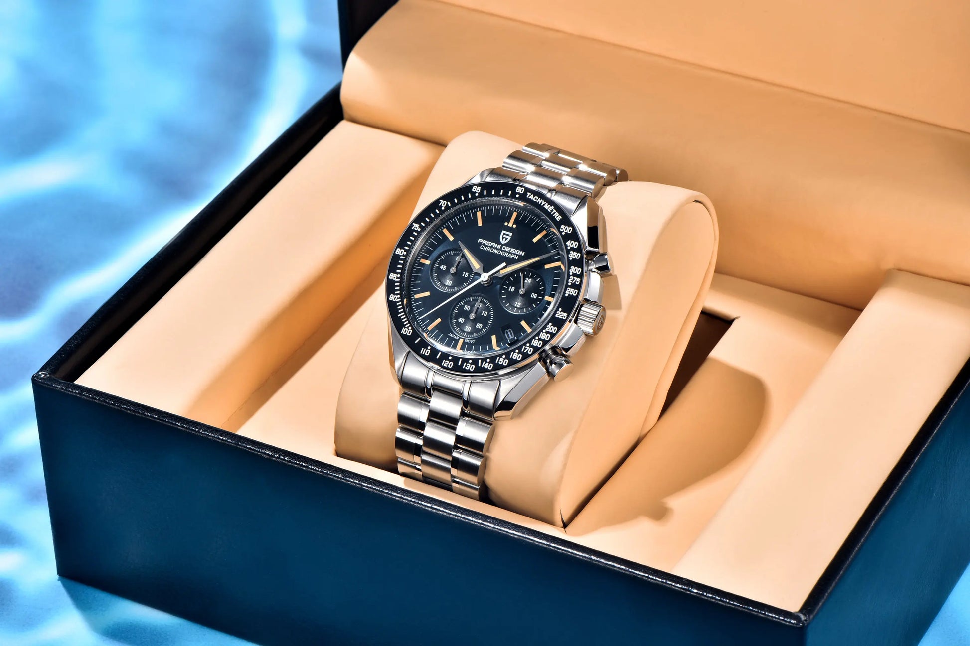 PAGANI DESIGN PD-1701 Moonwatch 2025 – Hommage à la CK2998 – Montre Homme Quartz Chronographe de Luxe - BLACKBEARD OUTDOOR INDUSTRIES