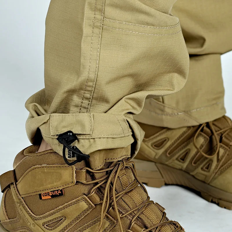Pantalon Cargo Homme Tactique Résistant – Multi-Poches, Style Militaire, Printemps/Automne - BLACKBEARD OUTDOOR INDUSTRIES