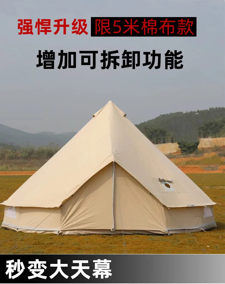 Tente de Luxe Mongolia Yurt pour 6-10 Personnes –  Camping Premium BLACKBEARD OUTDOOR INDUSTRIES