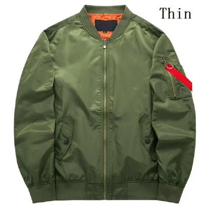 Veste Bomb MA1 Pilote Homme 2023 – Veste Baseball Épaissie Automne-Hiver, Coupe Casual et Militaire - BLACKBEARD OUTDOOR INDUSTRIES