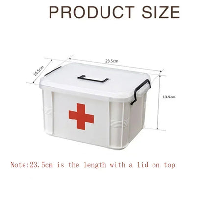Boîte de Rangement Médicale à Double Couches – Portable et Résistante Ma boutique