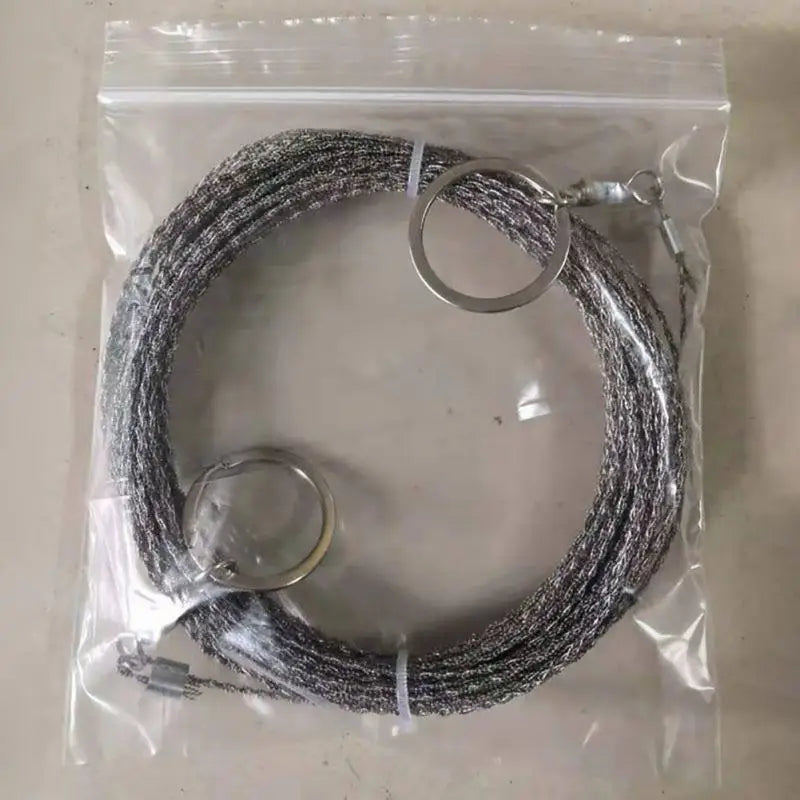 Scie à Fil Portable en Acier Inoxydable – Corde de Coupe Multifonctionnelle - BLACKBEARD OUTDOOR INDUSTRIES