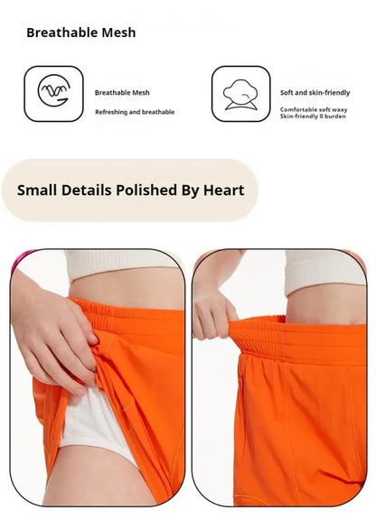 short de sport fille polyester Drytech Ma boutique