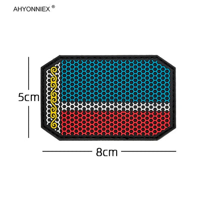 Patch PVC 3D Drapeau Russe – Patch en Caoutchouc, Style Militaire, Accessoires DIY pour Vêtements, Sacs, et Badges - BLACKBEARD OUTDOOR INDUSTRIES
