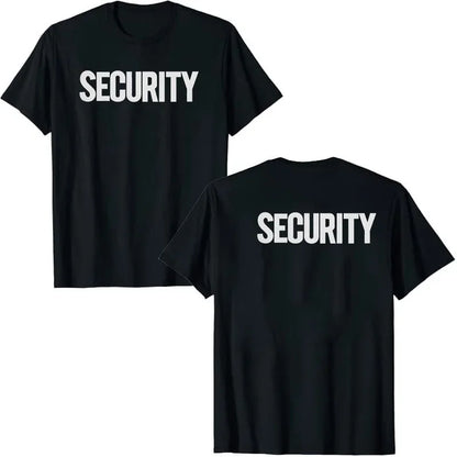 T-shirt Sécurité à Imprimé Recto-Verso - T-shirt Homme Uniforme Personnel d'Événement | Vêtement de Travail Casual à Manches Courtes - BLACKBEARD OUTDOOR INDUSTRIES