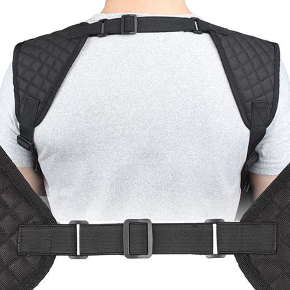 Holster Tactique à Port Discret avec Double Magasin - Pochette Sous-armé pour Pistolet - Accessoire de Tir et de Chasse BLACKBEARD OUTDOOR INDUSTRIES