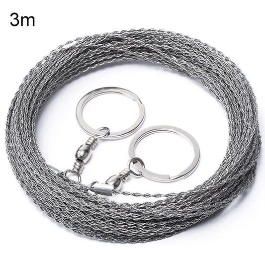Scie à Fil Portable en Acier Inoxydable – Corde de Coupe Multifonctionnelle - BLACKBEARD OUTDOOR INDUSTRIES