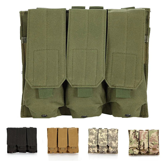 Pochette MOLLE Triple Porte Chargeurs - Double et Triple Mag Pouch pour AR15/M4 (5.56/7.62) BLACKBEARD OUTDOOR INDUSTRIES