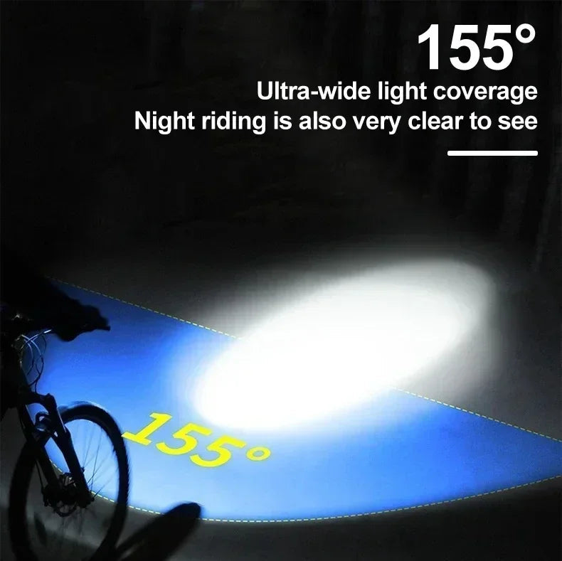 phare avant de vélo solaire a éclairage double faisceau avec avertisseur sonore Ma boutique