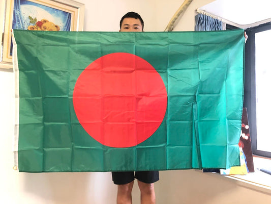 Drapeau du Bangladesh – 90x150 cm – Drapeau National en Polyester – Décoration Intérieure et Extérieure BLACKBEARD OUTDOOR INDUSTRIES