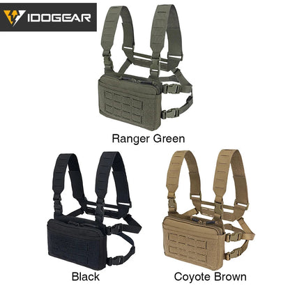 IDOGEAR KGR Tactical Chest Rig MOLLE – Harnais Tactique Compact Ma boutique