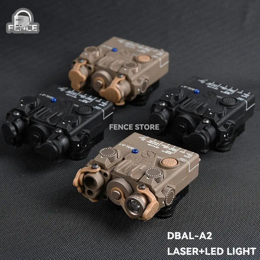 🔦 DBAL-A2 Version Tactique – Laser Rouge, Vert ou Bleu + Support Lampe M300/M600 | Airsoft & Chasse Ma boutique