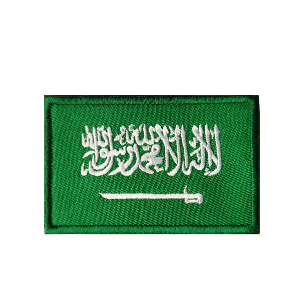 Patch Brodé Drapeau – international | Patch Militaire Tactique Velcro - BLACKBEARD OUTDOOR INDUSTRIES