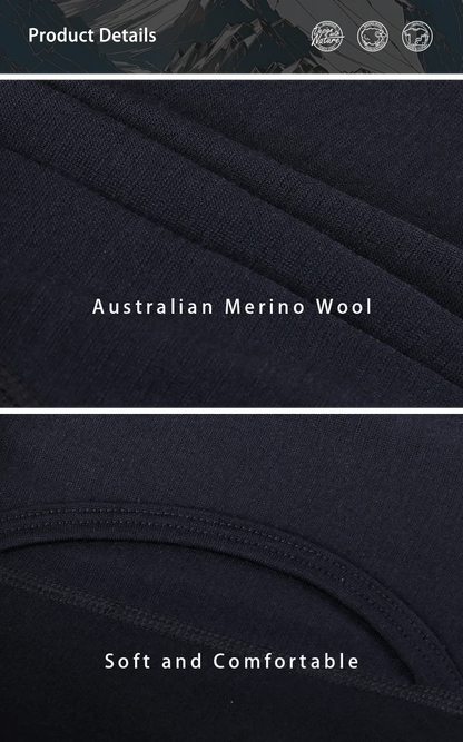 Boxers en Laine Merino et Tencel ZEALWOOD pour Hommes - Sous-vêtements Respirants et Antibactériens, Séchage Rapide, Confort Ultime BLACKBEARD OUTDOOR INDUSTRIES