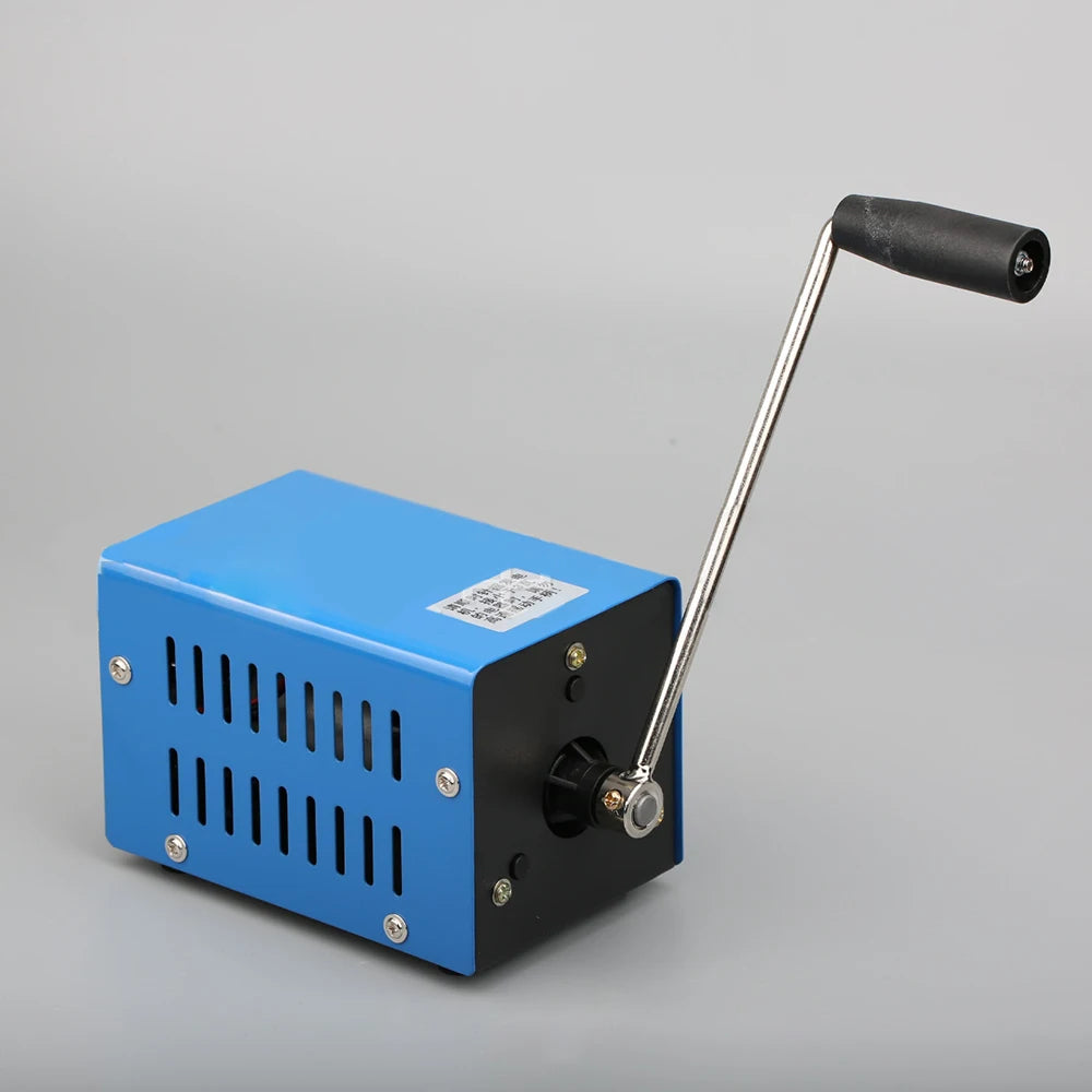 Générateur Manuel Portable 20W à Manivelle pour Urgence, Tourisme et Survivalisme – Chargeur USB 5V à Crank pour Power Bank - BLACKBEARD OUTDOOR INDUSTRIES