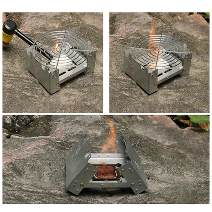 Réchaud Portable de Camping à Alcool Solide - BLACKBEARD OUTDOOR INDUSTRIES