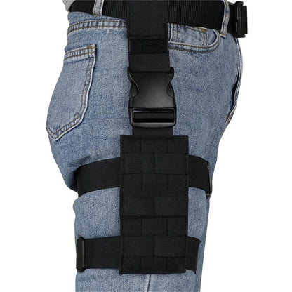 Holster de Cuisse MOLLE Universel – Plateforme de Support Tactique pour Pistolet, Réglable, Idéal pour Chasse, Paintball et Activités de Terrain BLACKBEARD OUTDOOR INDUSTRIES