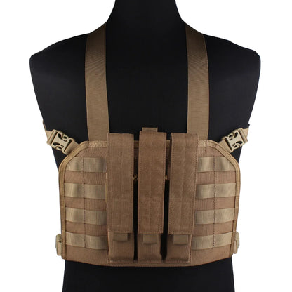 EMERSONGEAR MP7 Chest Rig avec Poche à Magazines – Gilet Tactique MOLLE pour Airsoft, Chasse et Camping - BLACKBEARD OUTDOOR INDUSTRIES
