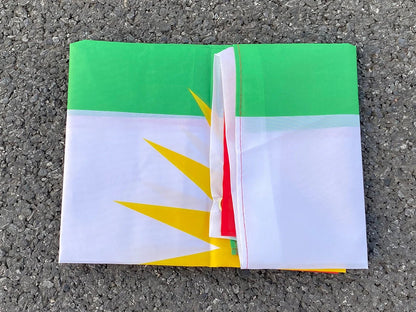 Drapeau Kurde - 90x150 cm (Kurdistan) BLACKBEARD OUTDOOR INDUSTRIES