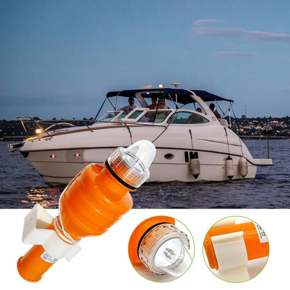 GL-10(96) Lampe de Bouée de Sauvetage Flottante – Lampe de Signalisation Clignotante Haute Visibilité pour Pêche Nocturne, Kayak et Rafting BLACKBEARD OUTDOOR INDUSTRIES