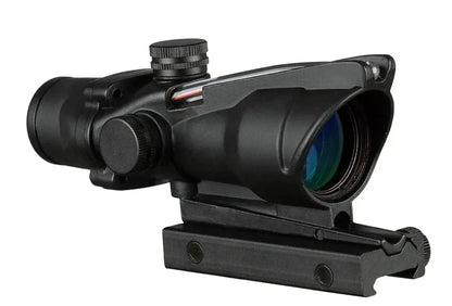 Lunette de Tir 4x32 avec Point Rouge Vert – Optique à Fibre Réelle, Réticule Gravé et Illuminé Ma boutique