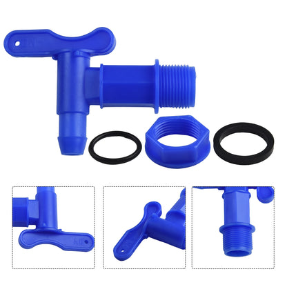 Robinet en plastique pour fût IBC – Raccord de réservoir d’eau/récupérateur d’eau de pluie - BLACKBEARD OUTDOOR INDUSTRIES