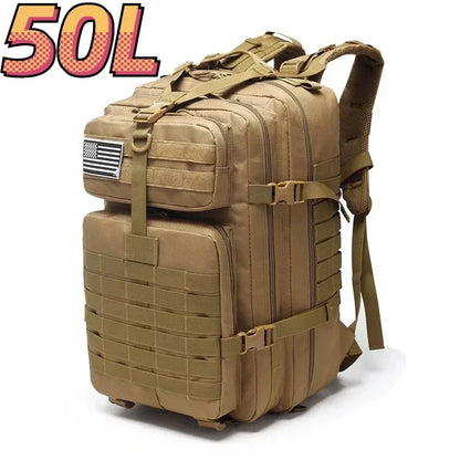 Thuram Sac à Dos Nylon 1000D Imperméable 30L/50L – Trekking, Pêche, Chasse, Camping, Randonnée - BLACKBEARD OUTDOOR INDUSTRIES