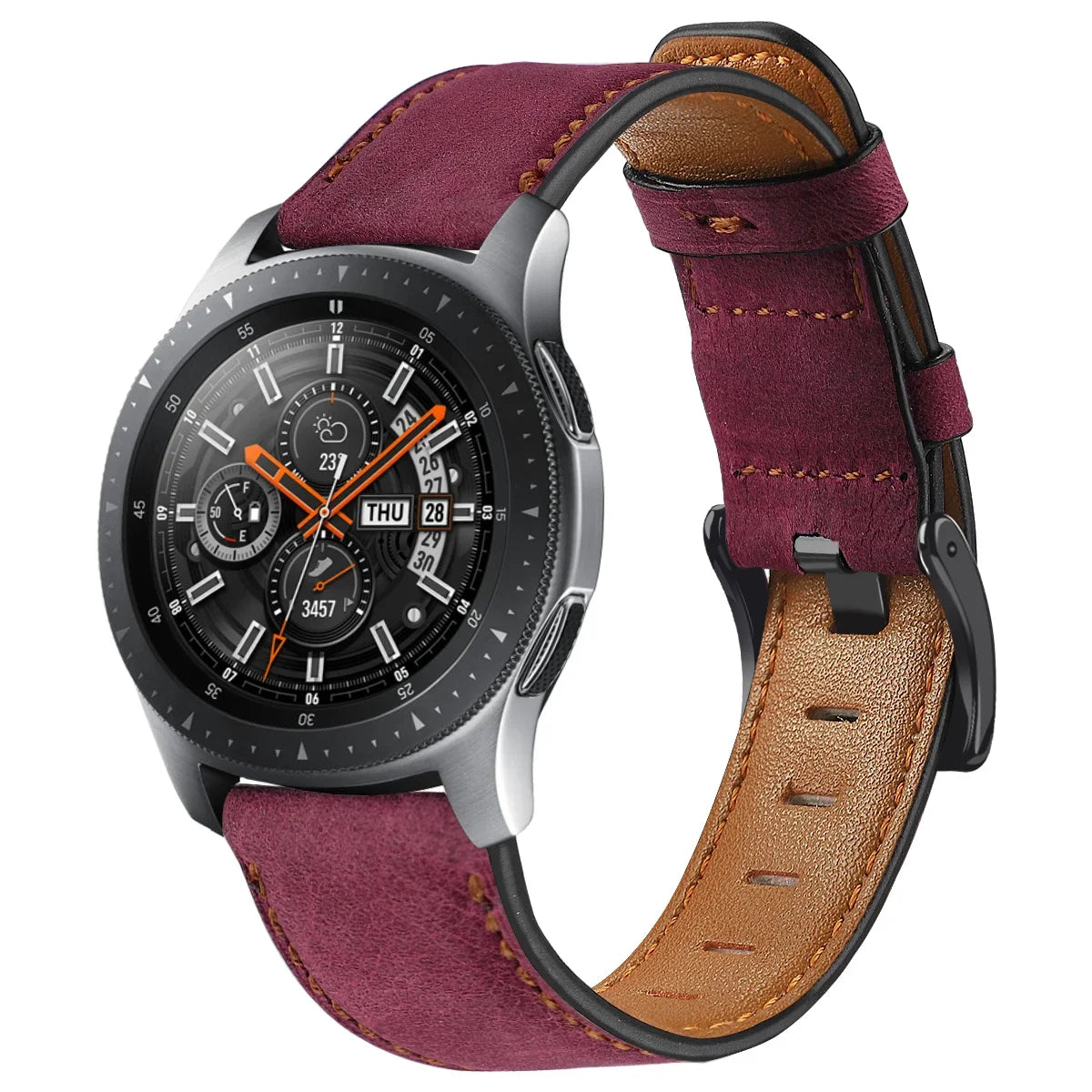 Bracelet en Cuir Rétro pour Montres Samsung Galaxy, Huawei, Amazfit et Plus - 20mm / 22mm BLACKBEARD OUTDOOR INDUSTRIES