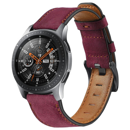 Bracelet en Cuir Rétro pour Montres Samsung Galaxy, Huawei, Amazfit et Plus - 20mm / 22mm BLACKBEARD OUTDOOR INDUSTRIES