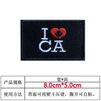 Patch Drapeau Canada – Brodé avec Velcro ou à Coudre - BLACKBEARD OUTDOOR INDUSTRIES