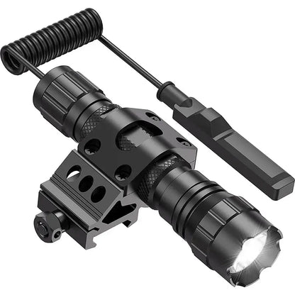 Lampe Tactique LED 800 Lumens | Monture Picatinny/M-LOK | Interrupteur à Pression Inclus | Batterie Rechargeable Ma boutique