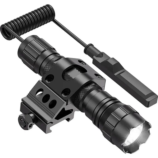 Lampe Tactique LED 800 Lumens | Monture Picatinny/M-LOK | Interrupteur à Pression Inclus | Batterie Rechargeable Ma boutique