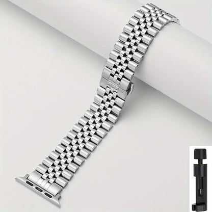 Bracelet en Acier Inoxydable pour Apple Watch – Bandes Métalliques pour iWatch Ultra / Series 10/9/8/7/6/5/4/3/SE BLACKBEARD OUTDOOR INDUSTRIES