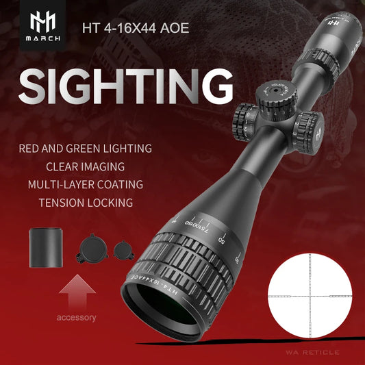 March HT4-16X44AOE Lunette de Visée Tactique - BLACKBEARD OUTDOOR INDUSTRIES