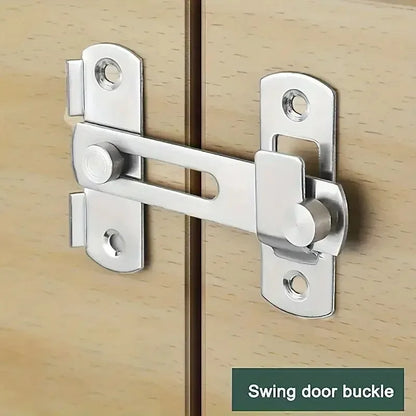 Loquet de Porte Coulissante en Acier Inoxydable – Matériau Durable pour Portes, Portails, Fenêtres et Placards - BLACKBEARD OUTDOOR INDUSTRIES