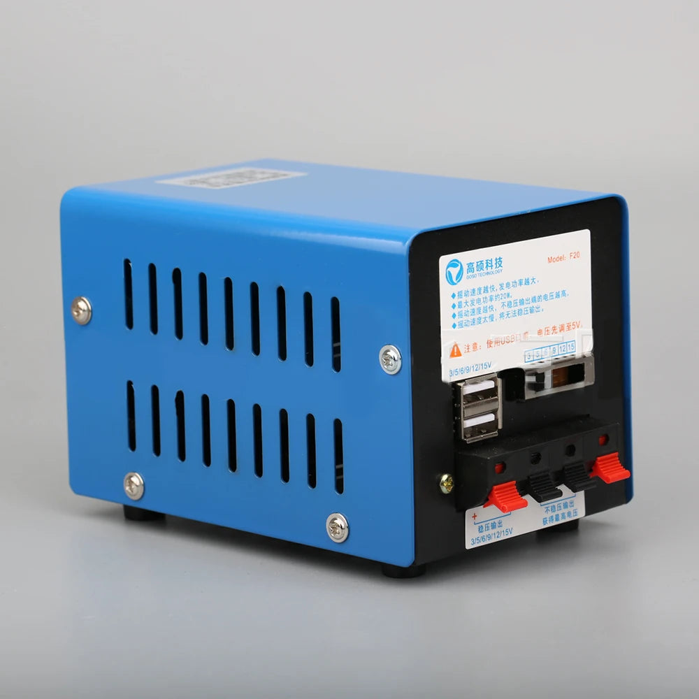 Générateur Manuel Portable 20W à Manivelle pour Urgence, Tourisme et Survivalisme – Chargeur USB 5V à Crank pour Power Bank - BLACKBEARD OUTDOOR INDUSTRIES