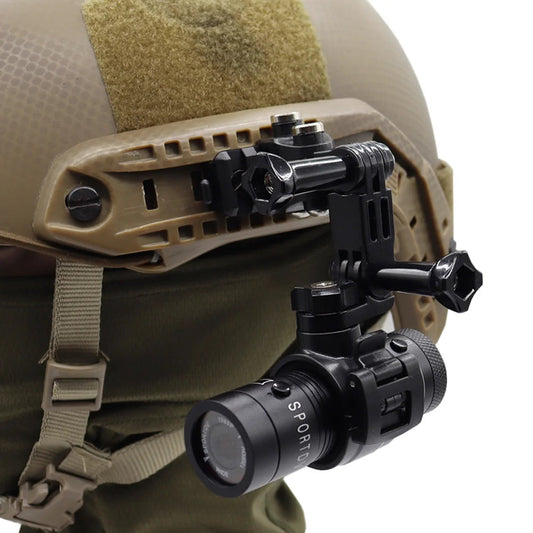Caméra de Casque Tactique FAST MICH – 720P / 1080P, pour Chasse, Airsoft et Sports Extérieurs BLACKBEARD OUTDOOR INDUSTRIES