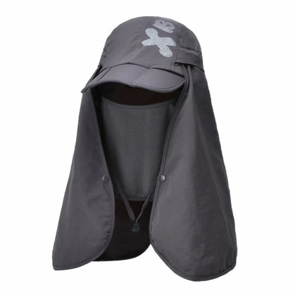 Chapeau de Protection UV d'Été – Casquette Anti-UV avec Protection du Cou et du Visage, Pliable, Séchage Rapide, Imperméable, Idéale pour Randonnée, Pêche et Activités Outdoor - BLACKBEARD OUTDOOR INDUSTRIES