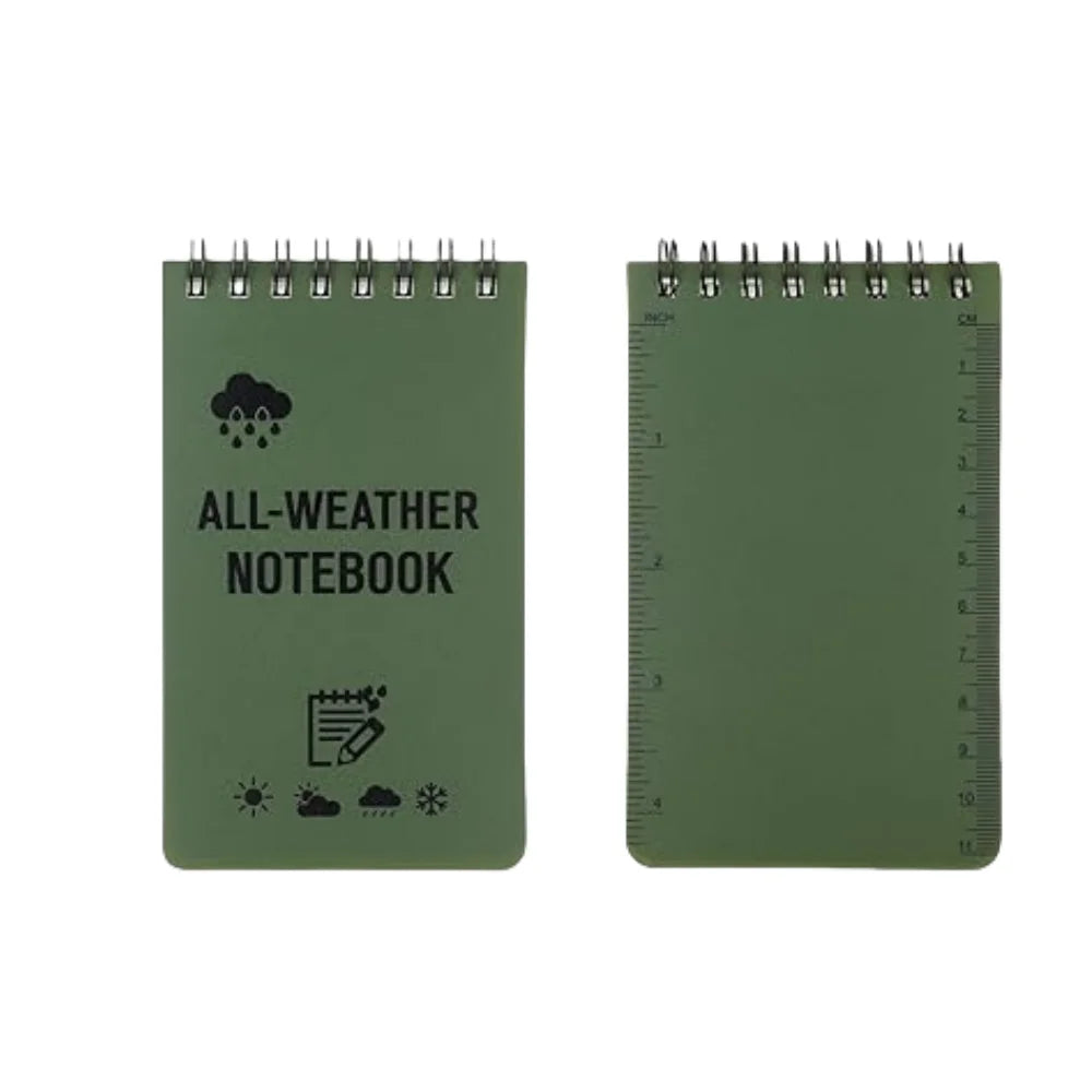 Carnet de Notes Étanche - Cahier Tactique Compact pour Conditions Climatiques Difficiles - BLACKBEARD OUTDOOR INDUSTRIES