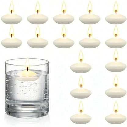 Bougies Flottantes Sans Parfum – 6/10/16 Pièces | Bougies Décoratives pour Saint-Valentin, Mariage, Fête, Bain, Décoration Romantique - BLACKBEARD OUTDOOR INDUSTRIES