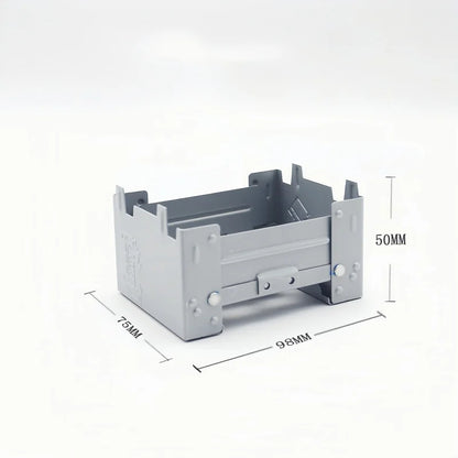 Fourneau Portable Pliable à Combustible Solide – Mini Réchaud de Pique-Nique en Fer Galvanisé pour Camping, Barbecue et Cuisine en Plein Air - BLACKBEARD OUTDOOR INDUSTRIES