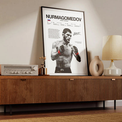 UFC Fighter Legend Boxer Champion Poster Art Prints Mma Enthusiasts Indoor Wall Art Home Decor High Quality Canvas Painting Gift BLACKBEARD OUTDOOR INDUSTRIES