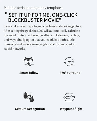 🚁 Drone L900 Pro 4K GPS – Caméra HD, Pliable, Facile à Utiliser Ma boutique