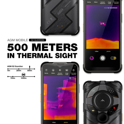 AGM G2 Guardian 5G – Smartphone Rugged avec Imagerie Thermique Longue Portée - BLACKBEARD OUTDOOR INDUSTRIES