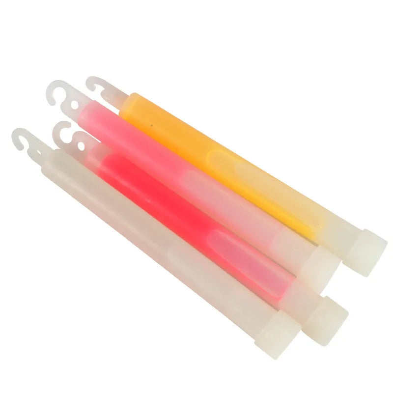 Lot de 10 Bâtons Lumineux Fluorescents avec Crochet – 6 pouces (15 cm) - BLACKBEARD OUTDOOR INDUSTRIES