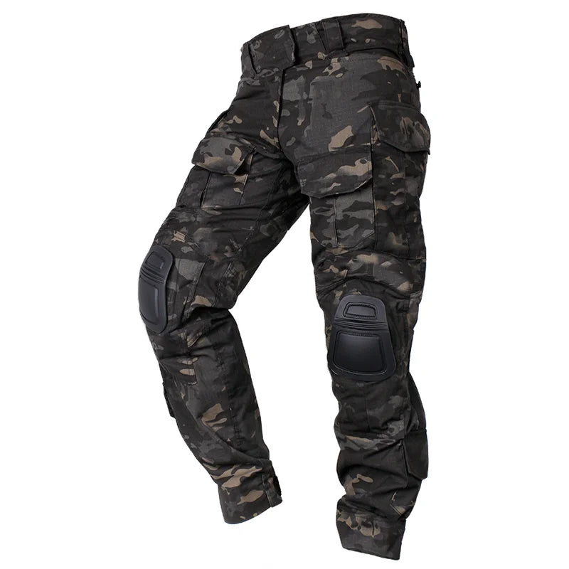Pantalon Cargo Tactique Camouflage Multicam avec Genouillères – Homme/Femme - BLACKBEARD OUTDOOR INDUSTRIES